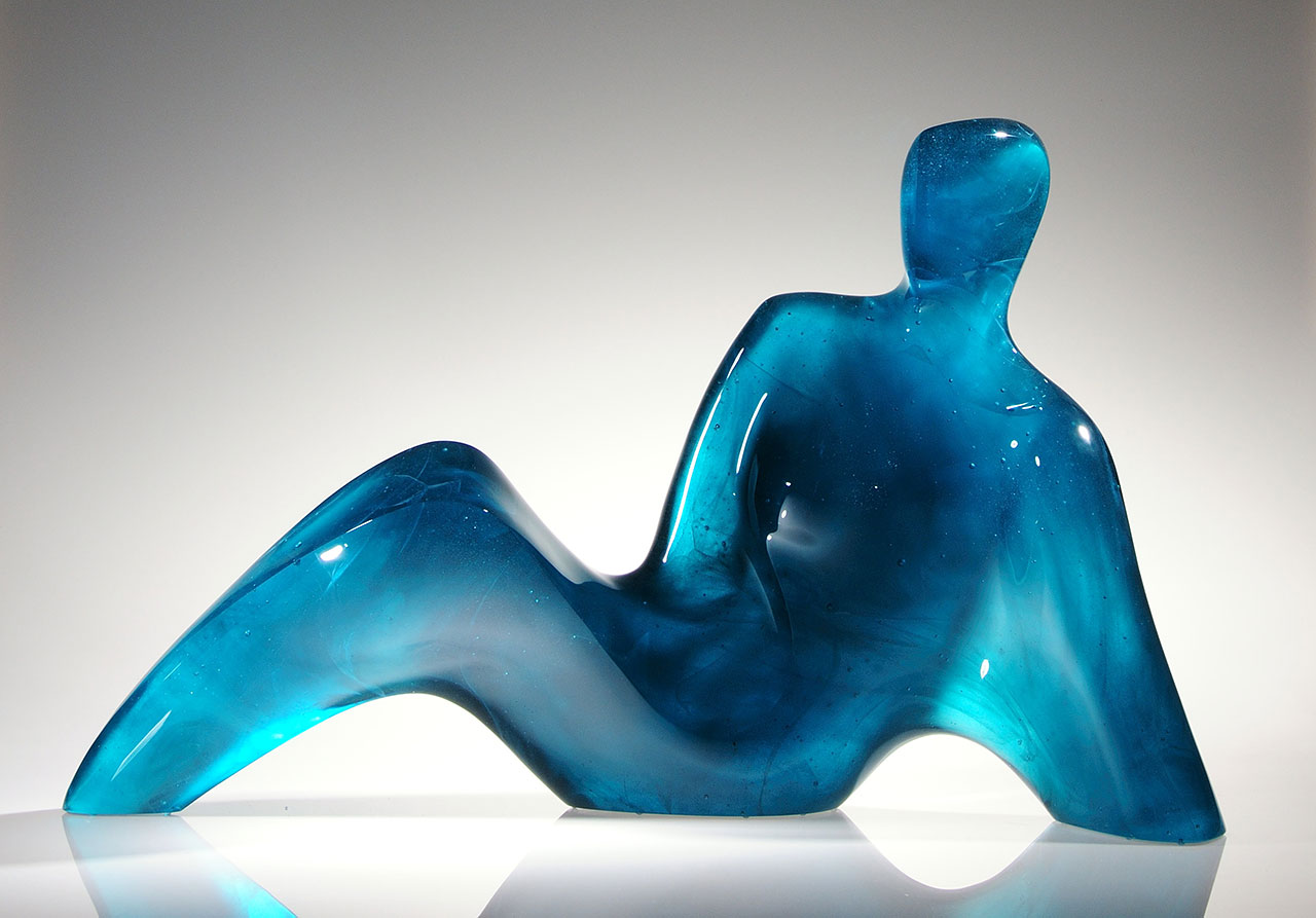 Waternimf Peter Bremers Glass Art
